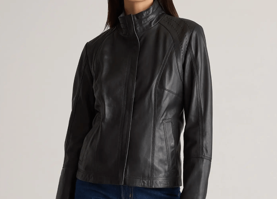 Quince’s Timeless, Layer-Friendly Leather Jacket Has Sold Out 5X Already, but Is Back in Stock Now