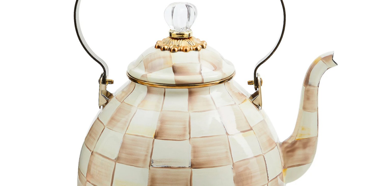 The Viral MacKenzie-Childs Teapot is Now Available in Pantone’s Color of The Year